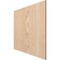 Ekena Millwork 23 3/4W x 23 3/4H x 3/8T Wood Hobby Board, Red Oak HBW24X24X375ARO - alternate 2